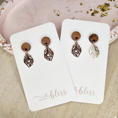 Rose Gold Protection Earrings