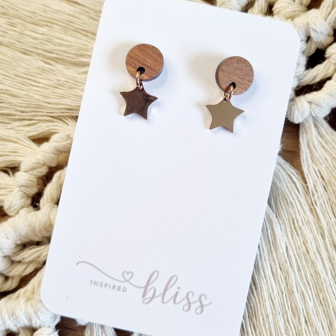 Rose Gold Happiness Earrings