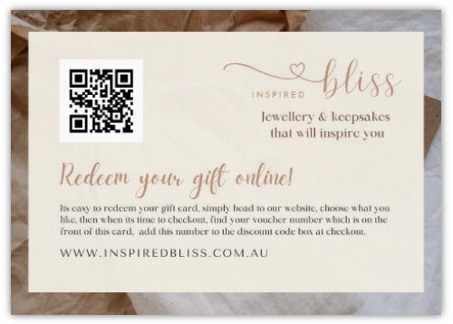 Inspired Bliss Gift Card